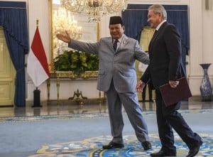 Presiden Prabowo Subianto Menerima Dewan Keamanan Rusia