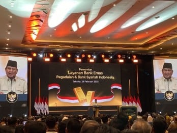 Bank Emas Resmi Diluncurkan, Prabowo: Saya Besok akan Bertemu Pak Jokowi, Minta Maaf