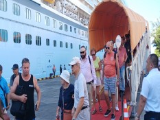Kapal Pesiar Jumbo Berlabuh di Bali, Bawa 4.279 Wisatawan