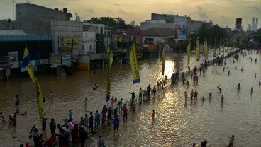 Update Banjir Jakarta: 38 RT Masih Tergenang Pagi Ini