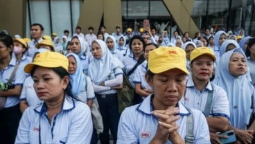 Eks Buruh Sritex Minta Hak Pesangon & THR Dipenuhi Sebelum Direkrut Kembali