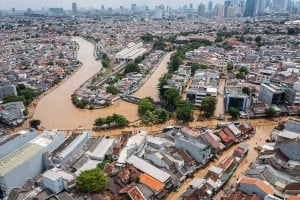 Sebanyak 121 RT di Jakarta Terendam Banjir Luapan Sungai Ciliwung