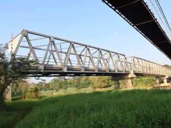 Jembatan Bailey Penghubung Bogor-Karawang Selesai sebelum Lebaran