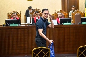 Thomas Lembong Ikuti Sidang Pembacaan Dakwaan Kasus Dugaan Korupsi Impor Gula