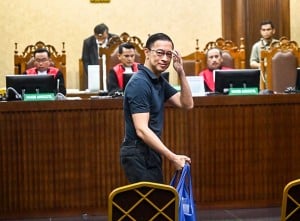 Thomas Lembong Ikuti Sidang Pembacaan Dakwaan Kasus Dugaan Korupsi Impor Gula