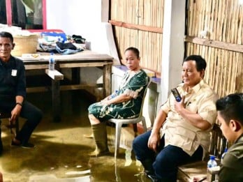 Presiden Prabowo Tinjau Lokasi Banjir Bekasi Jelang Buka Puasa