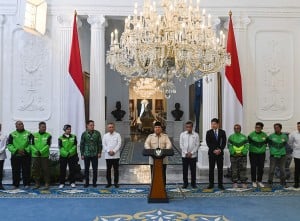 Presiden Prabowo Umumkan Ojek Daring Bakal Mendapat THR