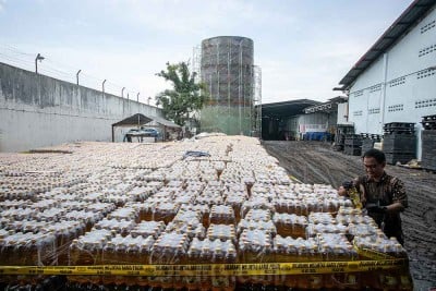 Polda Jawa Tengah Sita 89.856 Botol MinyaKita Tak Sesuai Volume