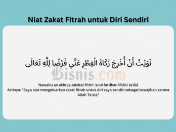 Niat Zakat Fitrah untuk Diri Sendiri dan Ketentuannya