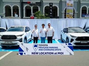 Parkir Khusus Mobil Elektrik Toyota di MOI, Hybrid sampai BEV Boleh Gunakan