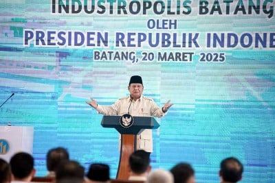 Presiden Prabowo Subianto Resmikan KEK Industropolis Batang