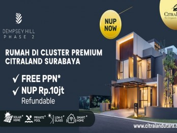 Dempsey Hill Phase 2, Rumah di Cluster Premium CitraLand Utara Surabaya!