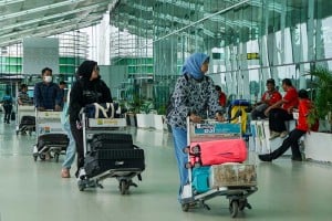 Pemudik Mulai Padati Bandara Internasional Sultan Aji Muhammad Sulaiman Kalimantan Timur