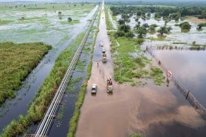 Banjir Luapan Sungai Pengabuan Rendam Sejumlah Wilayah di Jambi