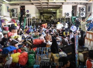 Mudik Lebih Awal Penumpang Kapal Laut