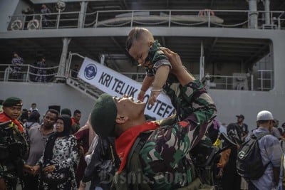 Satuan Tugas Pengamanan Perbatasan Diberangkatkan Menuju Wilayah Papua