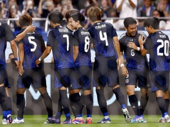 Hasil Jepang Vs Arab Saudi 25 Maret, Tim Samurai Biru Masih Ditahan Imbang (Babak 1)
