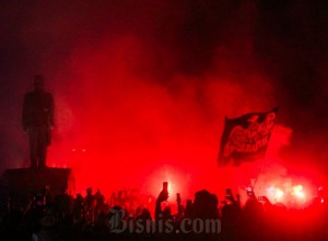 Euforia Suporter Timnas Indonesia