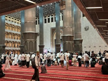 Prabowo-Gibran Salat Id di Istiqlal, Jokowi-SBY Belum Tentu