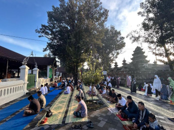 Kondisi Salat Id di Masjid Gedhe Mataram, Bekas Peninggalan Kerajaan Islam