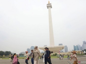 Libur Lebaran, Lebih dari 200.000 Pengunjung Padati Monas