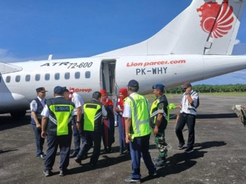 Wings Air Perdana Mendarat di Bandara Cut Nyak Dhien, Aceh Barat