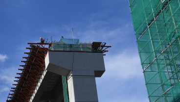 Pembangunan LRT Jakarta Fase 1B