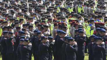 Gelar Pasukan Pengamanan PSU Pilkada Tasikmalaya