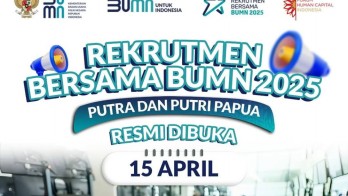 Rekrutmen Bersama BUMN 2025 untuk Putra/Putri Papua Resmi Dibuka, Ini Syaratnya