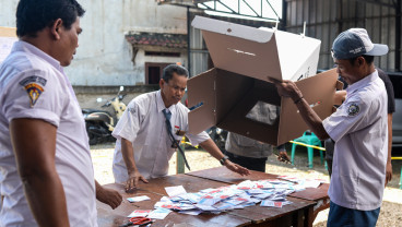 Penghitungan Suara PSU Pilkada Kabupaten Serang