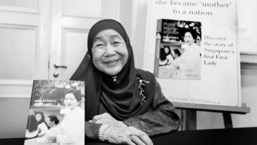 Istri Presiden Pertama Singapura, Puan Noor Aishah Wafat di Usia 91 Tahun