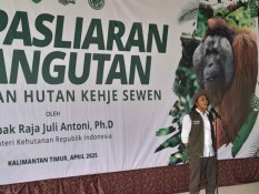 Menhut dan Yayasan BOS Lepasliarkan Enam Orangutan di Hutan Kehje Sewen Kaltim