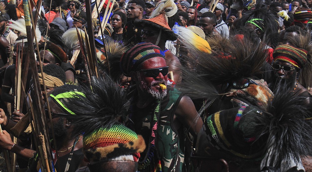 Pesta Rakyat Bakar Batu di Papua Pegunungan