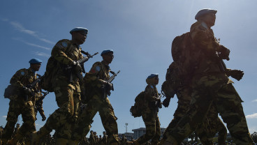 Upacara Penyambutan Satgas TNI Kontingen Garuda UNIFIL TA 2024