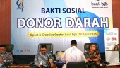Peringati HUT Ke-64 Tahun, Bank BJB Adakan Donor Darah