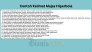 15 Contoh Kalimat Majas Hiperbola dan Artinya