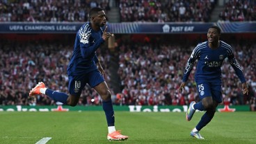 Hasil Arsenal Vs PSG 30 April: Dembele Bawa PSG Unggul Cepat (Menit 15)