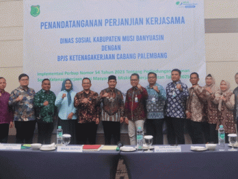 Pemkab Muba Komitmen Lindungi Pekerja Rentan, 45.000 Jiwa Terlindungi BPJS Ketenagakerjaan