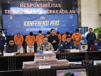 Bareskrim Sita Duit Rp61 Miliar Terindikasi Judi Online