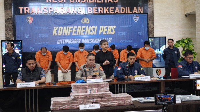 Bareskrim Sita Duit Rp61 Miliar Terindikasi Judi Online