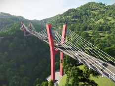 Konstruksi Bangunan Flyover Sitinjau Sumbar Didesain Tahan Gempa