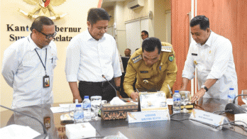 Bupati Muba Teken Kesepakatan PI 10% Blok Migas Wilayah Kerja Rimau
