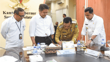Bupati Muba Teken Kesepakatan PI 10% Blok Migas Wilayah Kerja Rimau