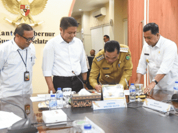 Bupati Muba Teken Kesepakatan PI 10% Blok Migas Wilayah Kerja Rimau