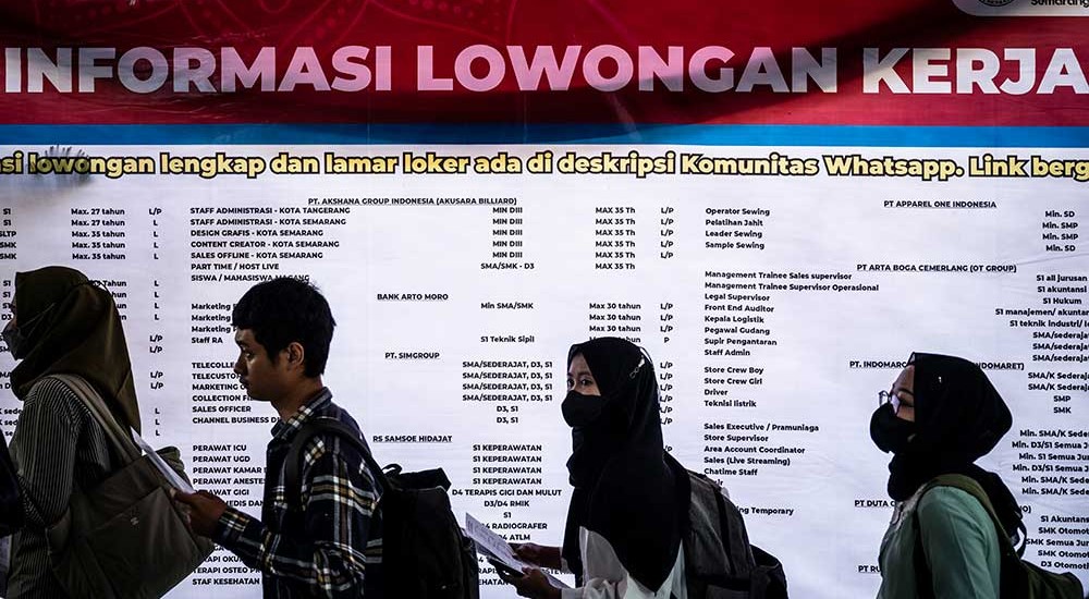 Jumlah Angka Pengangguran di Indonesia Terus Meningkat
