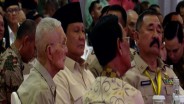 Prabowo Semeja dengan Try Sutrisno di Halalbihalal Purnawirawan TNI AD