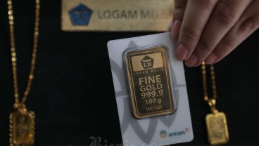 Harga Emas Antam Hari Ini Naik Rp25.000 Jadi Rp1,95 Juta per Gram