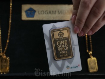 Harga Emas Antam Hari Ini Naik Rp25.000 Jadi Rp1,95 Juta per Gram