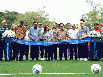 PSSI dan FIFA Bangun Lapangan Bola Ramah Anak di Mandiri Wijayakusuma