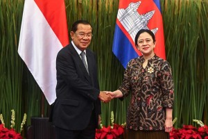 Puan Maharani Terima Kunjungan Presiden Senat Kerajaan Kamboja